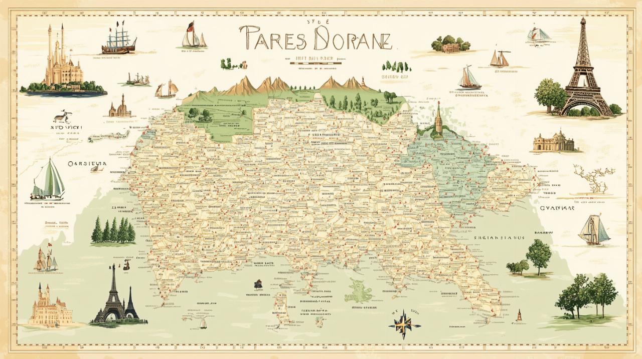 Carte vierge France : 3 options pratiques pour étudier la distribution des activités économiques